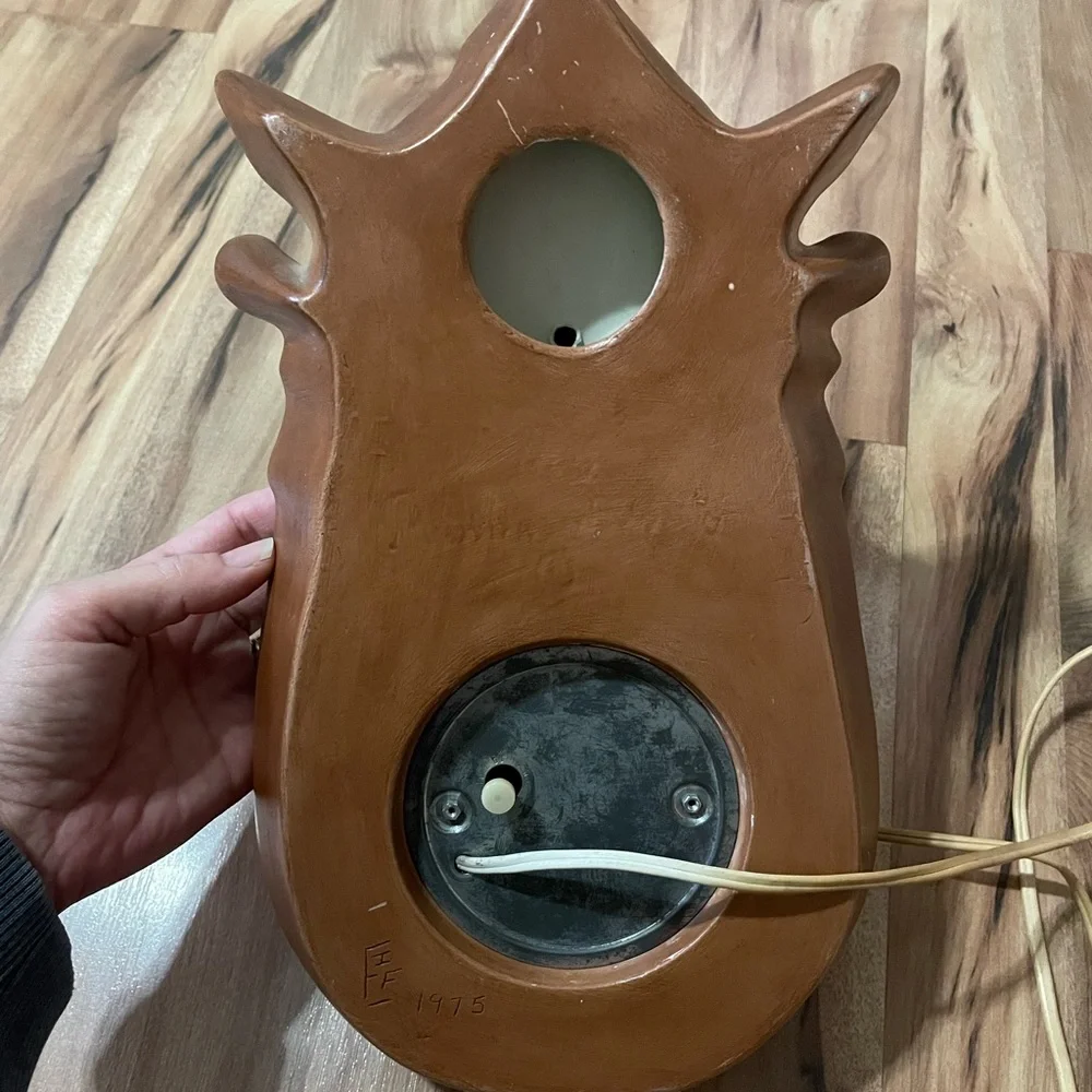 VTG 1975 Cermanic Horse Head Clock